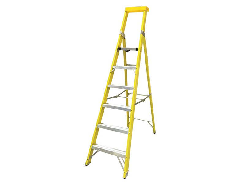 Zarges GRP Platform Steps, Platform Height 1.41m 6 Rungs ZAR300806