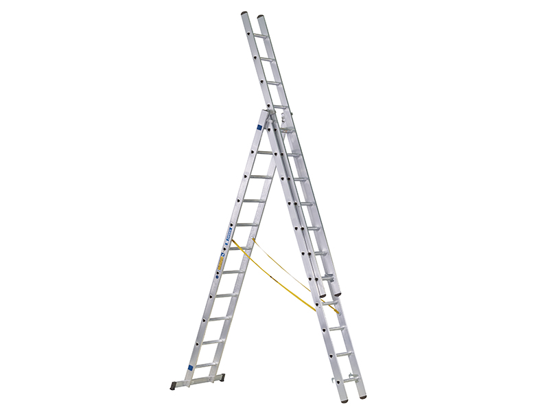 Zarges D-Rung Combination Ladder 3-Part 3 x 10 Rungs ZAR44840