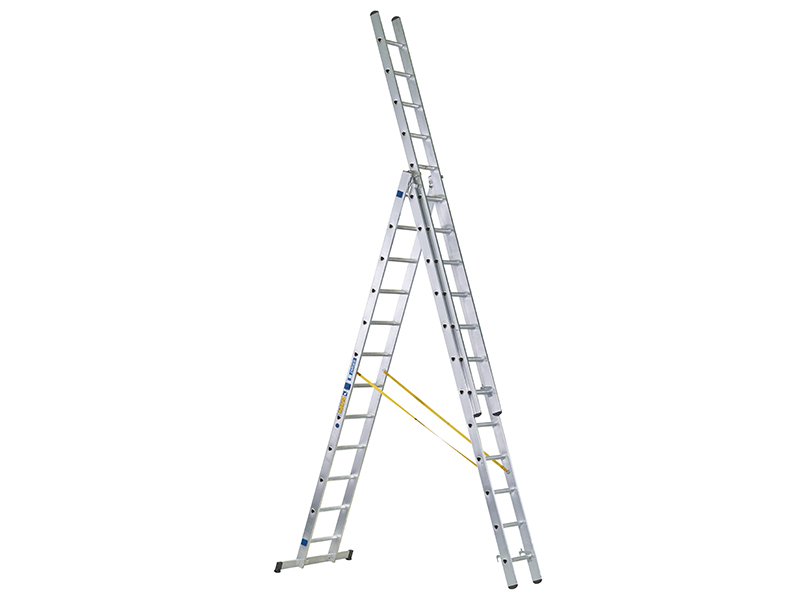 Zarges D-Rung Combination Ladder 3-Part 3 x 12 Rungs ZAR44842