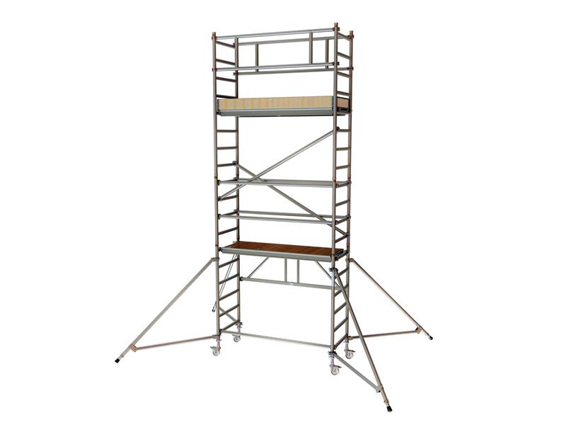 Zarges PaxTower 3T with Toeboards &amp; Stabilisers Platform Height 3.6m ZAR5535142