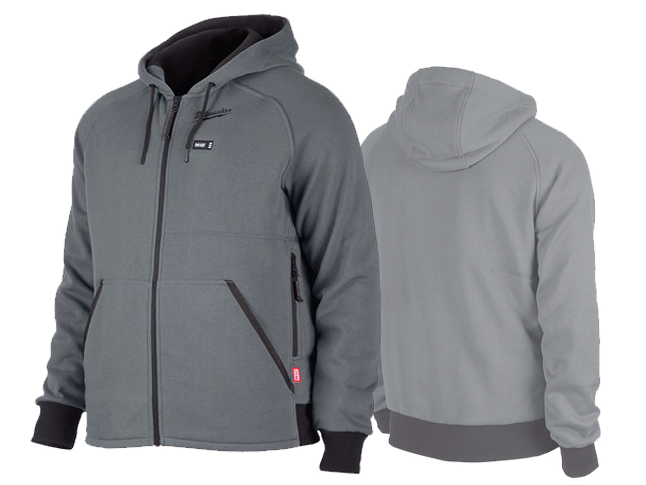 Milwaukee 12v Heated Hoodie Grey - M12HHGREY4 - Medium