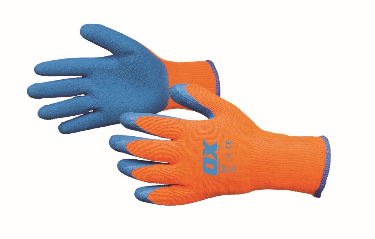 OX Safety Thermal Grip Gloves Size 10 Extra Large (XL)
